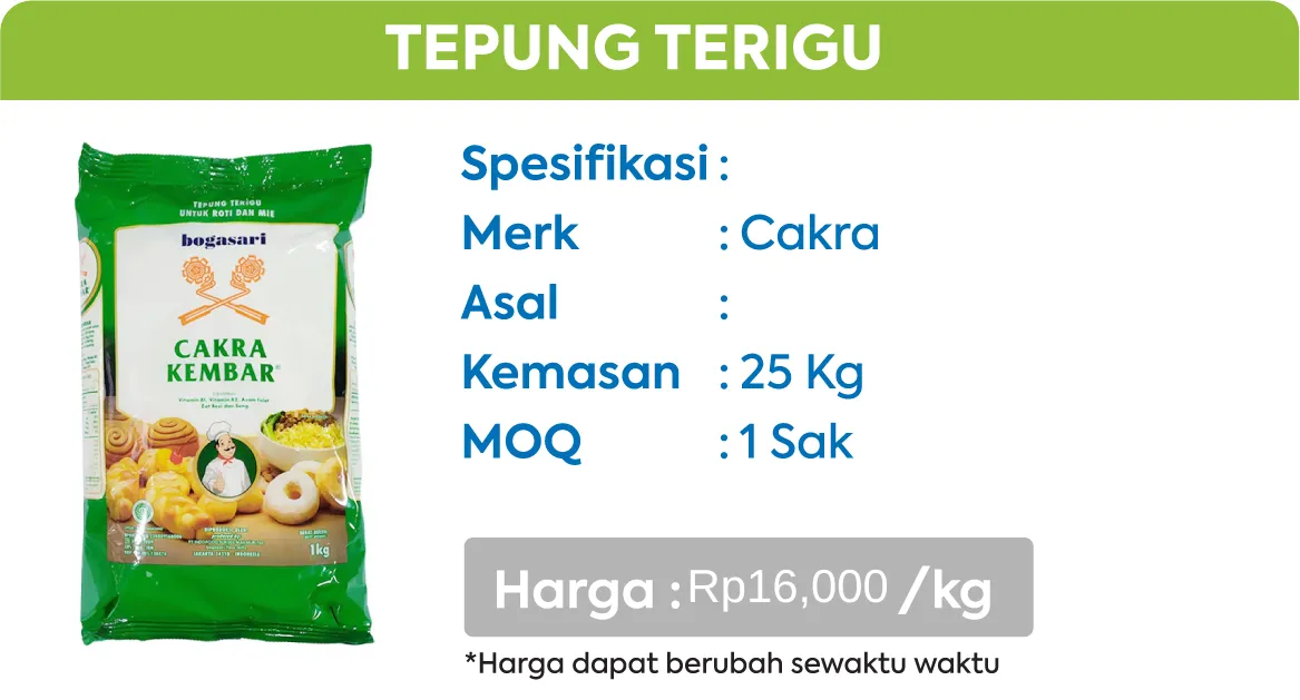 Tepung Terigu Cakra 25kg