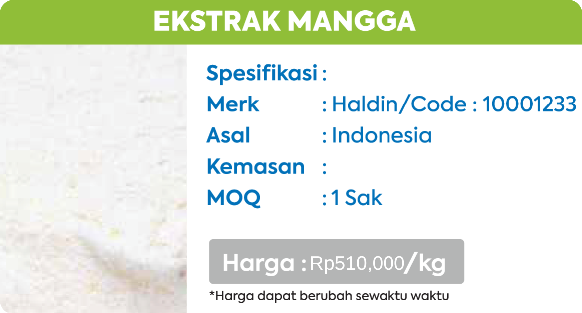 ekstrak mangga
